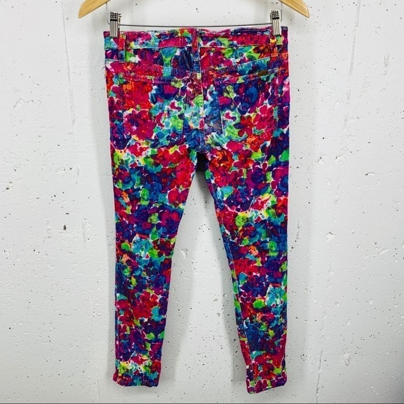 Joe's size 26 Psychedelic Floral Stretch Cords - Picture 7 of 10